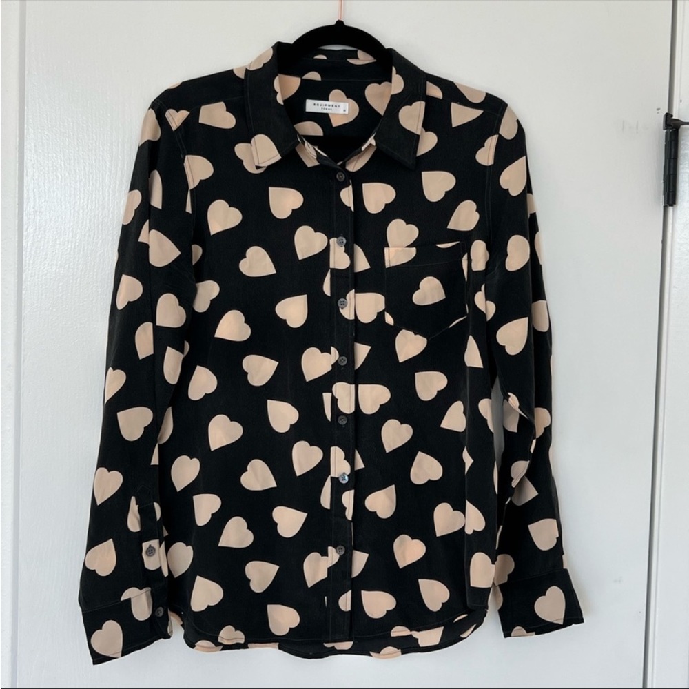 Super soft airy silk button up Blouse